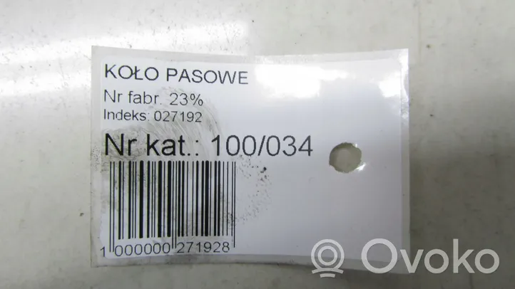 Saab 9-3 Ver2 Koło pasowe wału korbowego 55208280