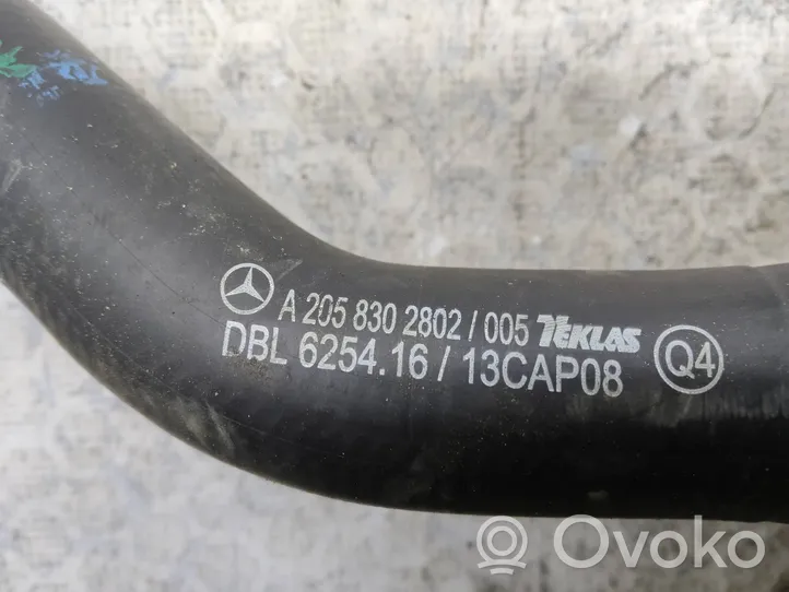 Mercedes-Benz E W213 Moottorin vesijäähdytyksen putki/letku A2058302802