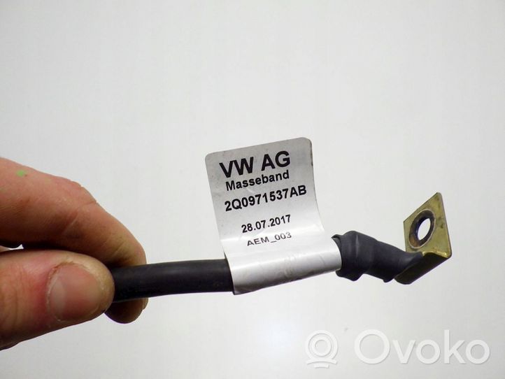 Volkswagen Taigo Câble négatif masse batterie 2Q0971537AB