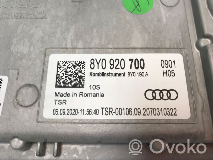 Audi A3 8Y Tachimetro (quadro strumenti) 8Y0920700