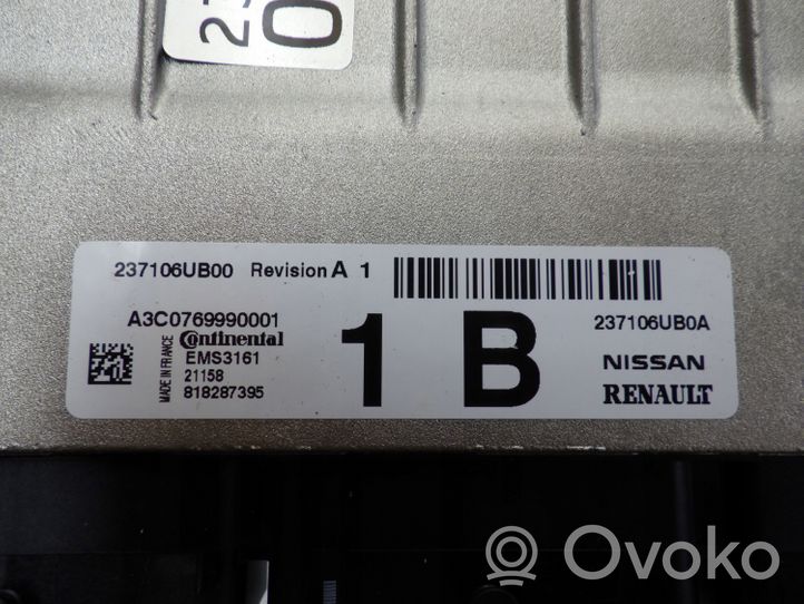 Nissan Qashqai J12 Sterownik / Moduł ECU 237106UB00