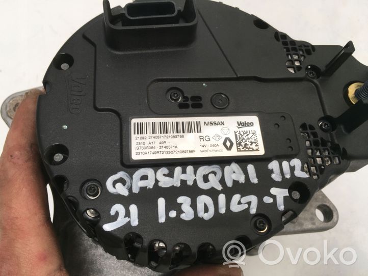 Nissan Qashqai J12 Generatore/alternatore 2310A1749R