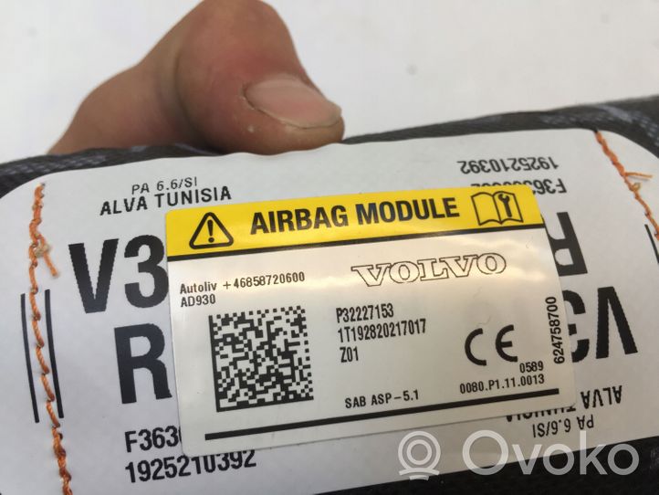 Volvo XC40 Airbag sedile P32227153