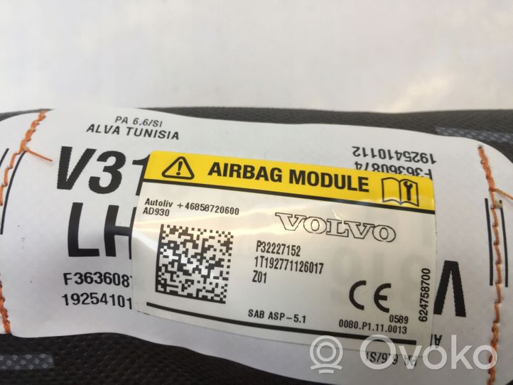 Volvo XC40 Sėdynės oro pagalvė P32227152