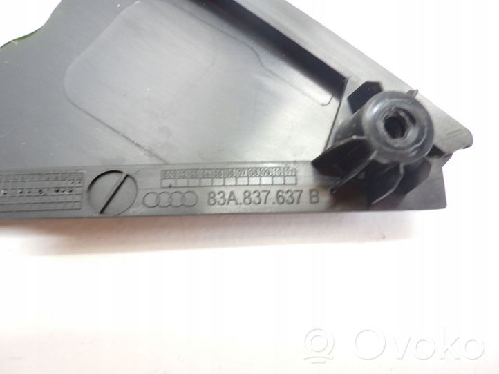 Audi Q3 F3 Moulures des vitres de la porte avant 83A837637B