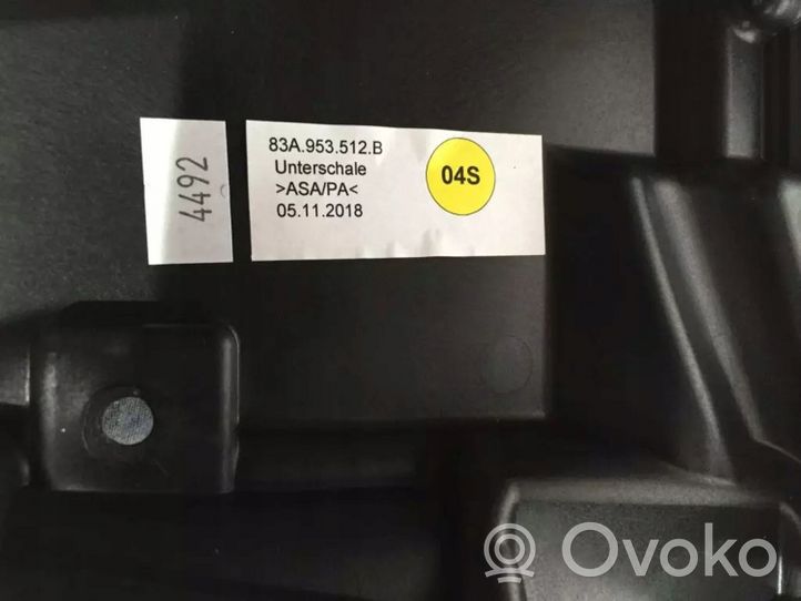 Audi Q3 F3 Ohjauspyörän pylvään verhoilu 83A953512B