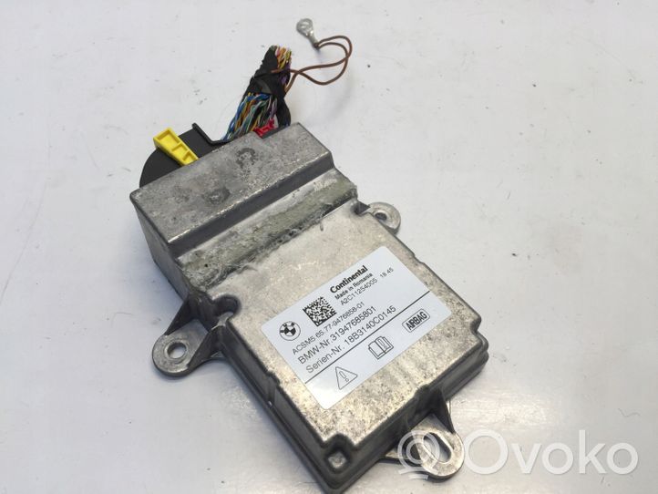 BMW 3 G20 G21 Module de contrôle airbag 9476858