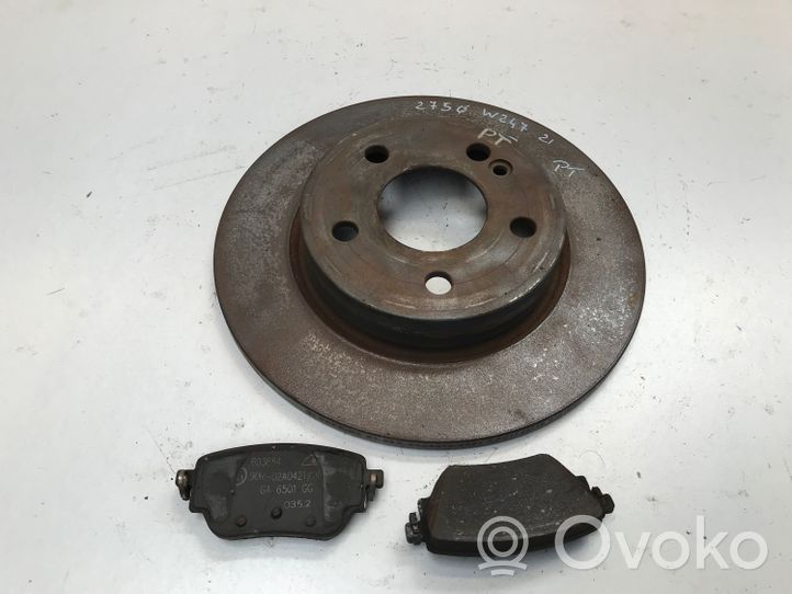 Mercedes-Benz B W247 Rear brake disc 