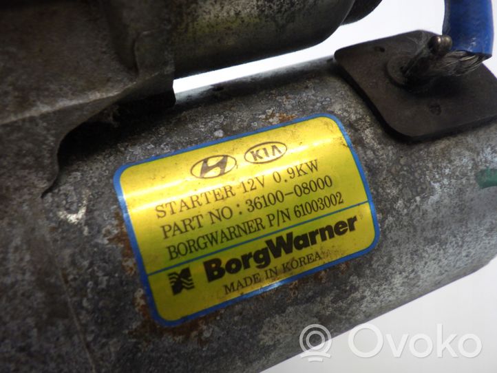 Hyundai i20 (BC3 BI3) Anlasser 3610008000