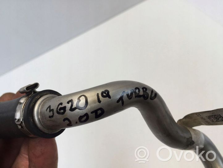 BMW 3 G20 G21 Tubo flessibile mandata olio del turbocompressore turbo 8586484