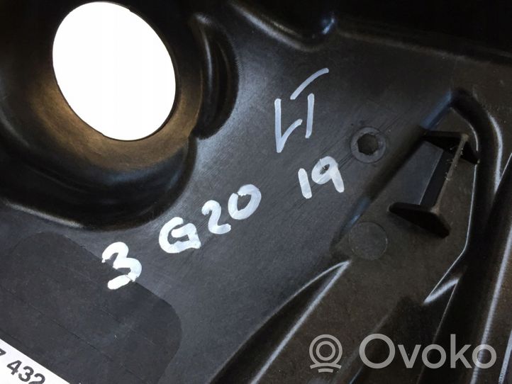 BMW 3 G20 G21 Mécanisme lève-vitre de porte arrière avec moteur 7432235