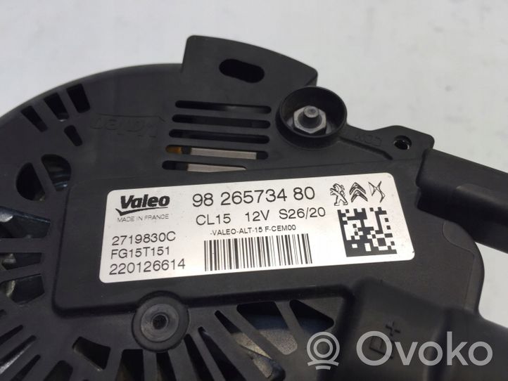 Opel Grandland X Generator/alternator 9826573480