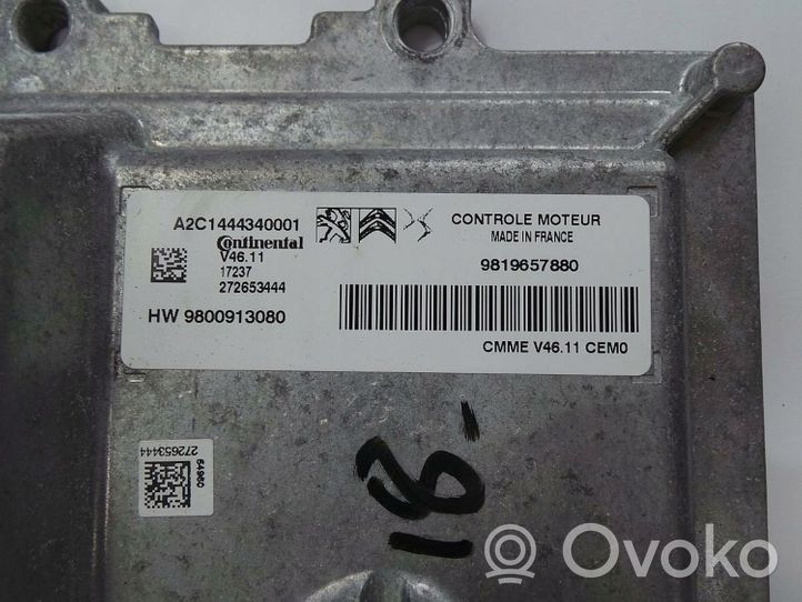 Opel Crossland X Komputer / Sterownik ECU i komplet kluczy 272653444