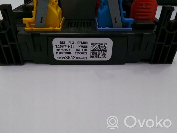 Opel Crossland X Komputer / Sterownik ECU i komplet kluczy 272653444