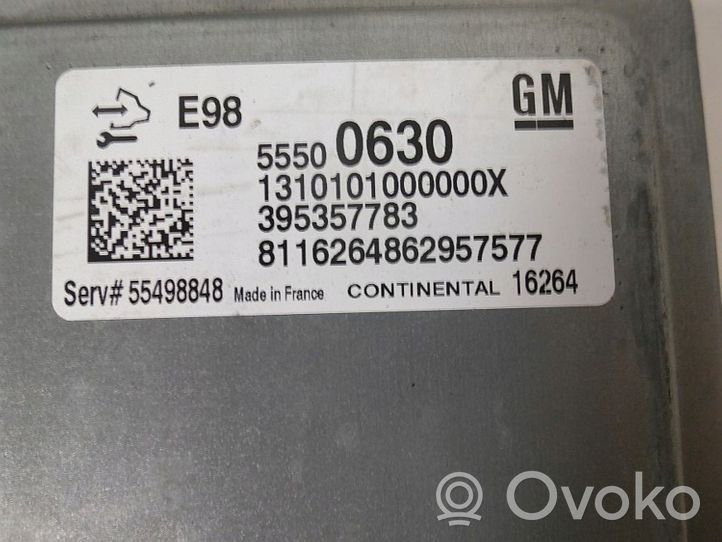 Opel Astra K Kit calculateur ECU et verrouillage 55500630