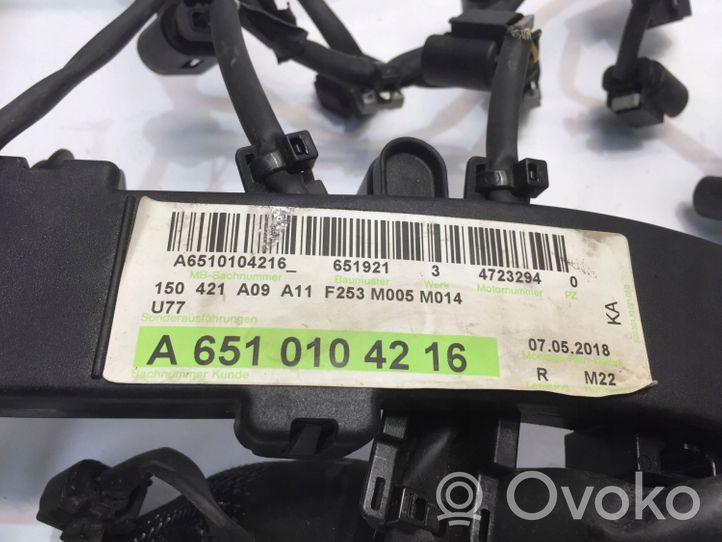 Mercedes-Benz GLC X253 C253 Cableado de instalación del motor A6510104216