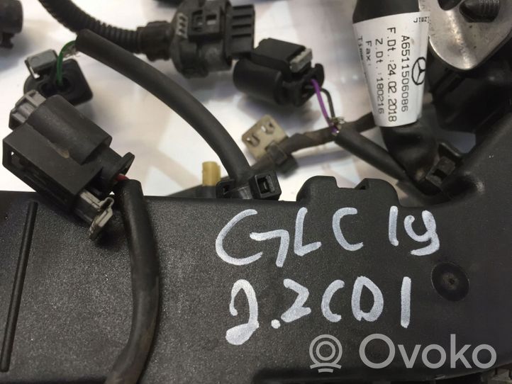 Mercedes-Benz GLC X253 C253 Engine installation wiring loom A6510104216