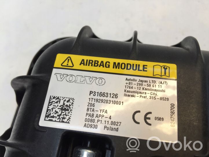 Volvo XC40 Poduszki powietrzne Airbag / Komplet P032214989