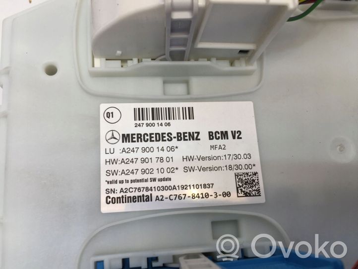 Mercedes-Benz A W177 AMG Ramka / Moduł bezpieczników A2479001406