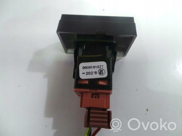 Peugeot Expert Hazard light switch 9809181677