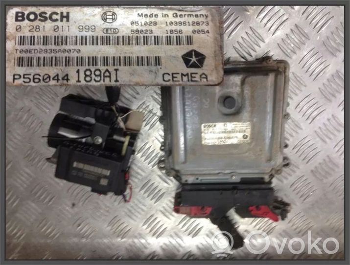 Jeep Grand Cherokee (WK) Komputer / Sterownik ECU i komplet kluczy 