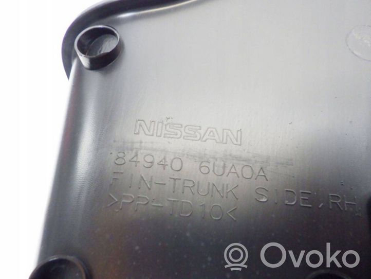 Nissan Qashqai J12 Rivestimento pannello inferiore del bagagliaio/baule 849406UA0A