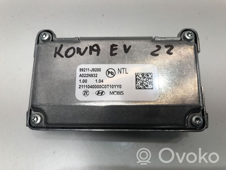 Hyundai Kona I Tuulilasin tuulilasikamera 99211J9200