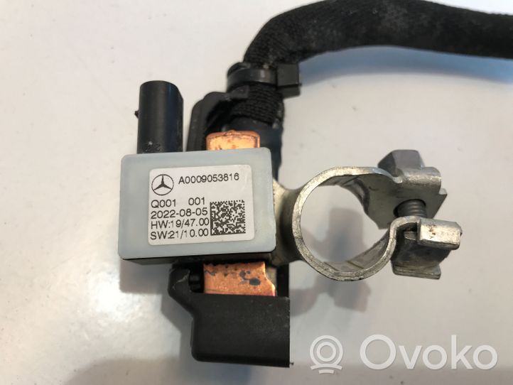 Mercedes-Benz A W177 Câble négatif masse batterie A0009053816