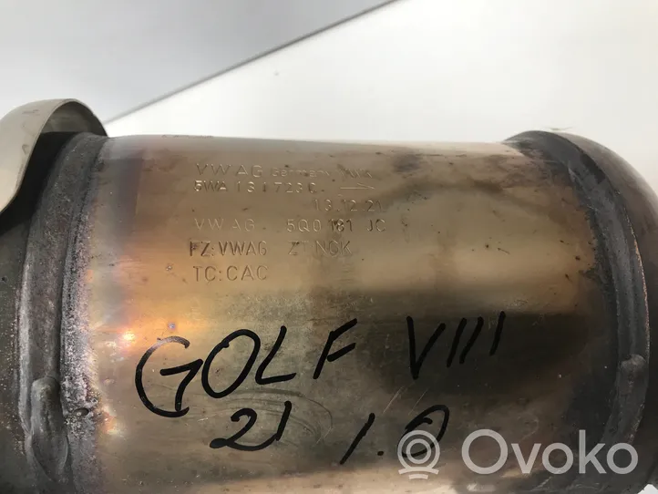 Volkswagen Golf VIII Filtre à particules catalyseur FAP / DPF 5WA131723C