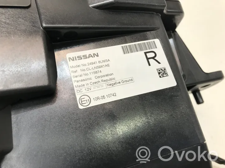 Nissan Qashqai J12 Schermo del visore a sovrimpressione 