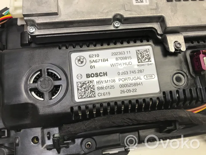 BMW iX3 G08 Tachimetro (quadro strumenti) 5A671B4