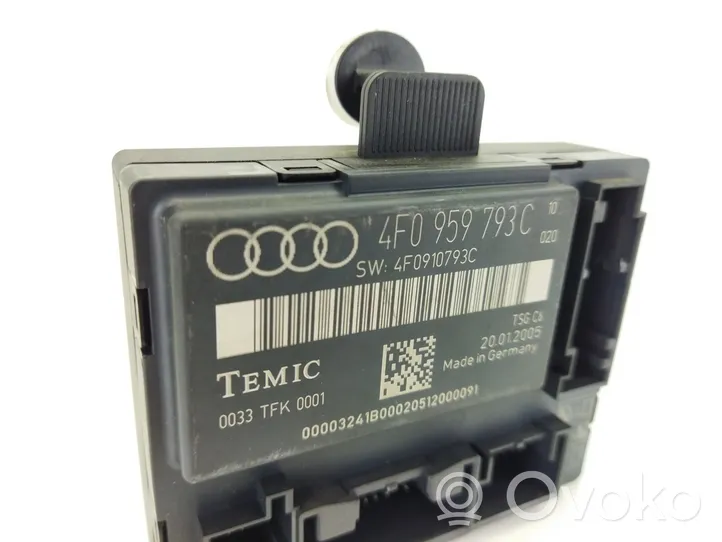 Audi A6 S6 C6 4F Centrinio užrakto valdymo blokas 4F0959793C