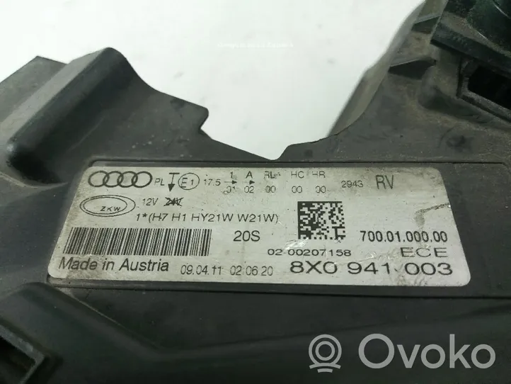 Audi A1 Lampa przednia 8X0941003