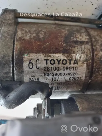 Toyota Corolla E140 E150 Käynnistysmoottori 281000R010