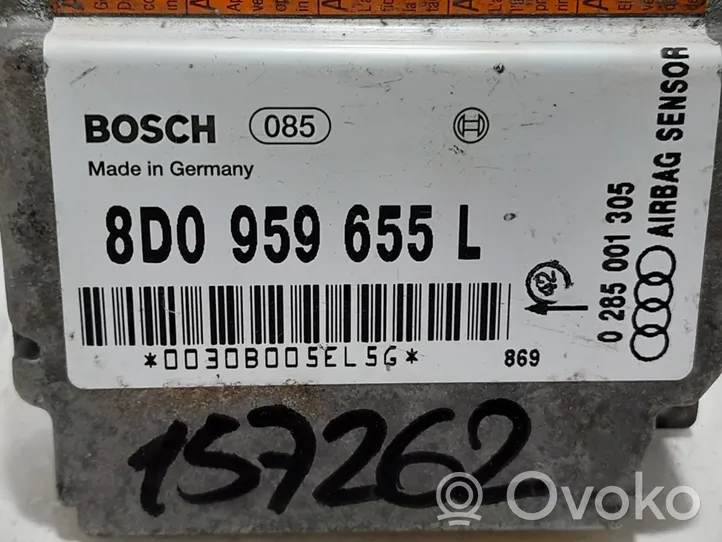 Audi A4 S4 B5 8D Gaisa spilvenu vadības bloks 8D0959655L