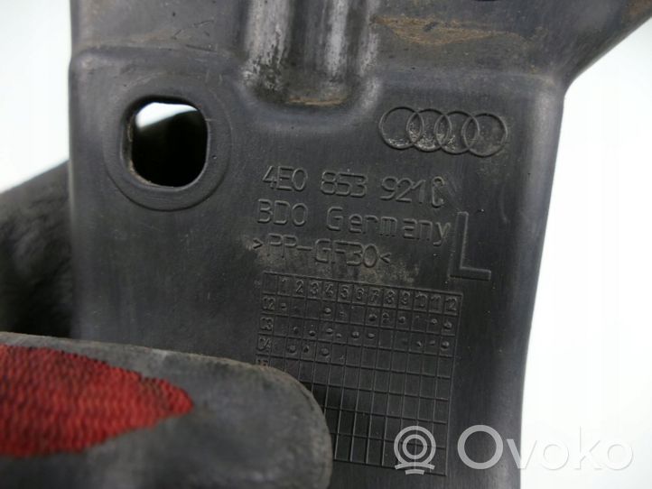 Audi A8 S8 D3 4E Uchwyt / Mocowanie błotnika przedniego 4E0853921C