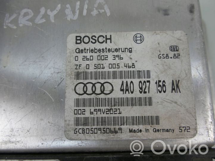 Audi A6 S6 C4 4A Sterownik / Moduł skrzyni biegów 4A0927156AK