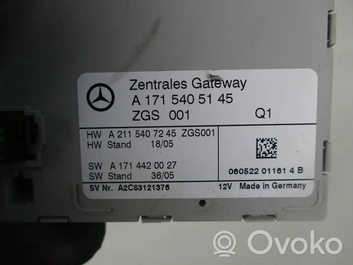Mercedes-Benz SLK R171 Module de passerelle A1715405145