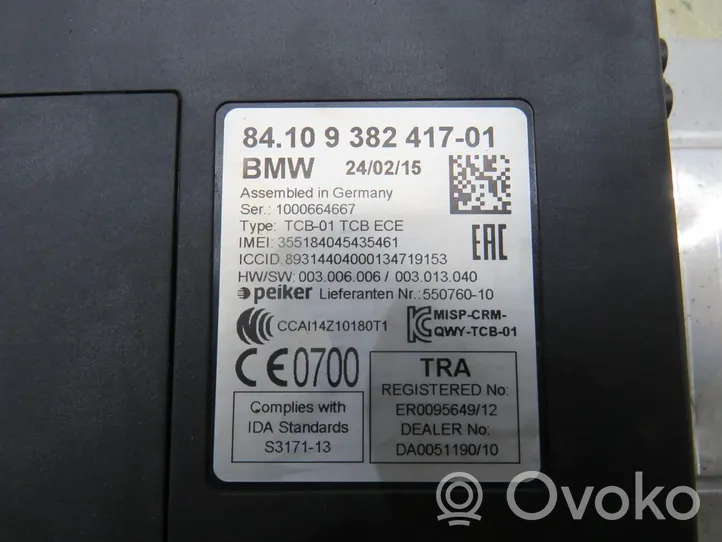 BMW i3 Muut ohjainlaitteet/moduulit 9382417-01