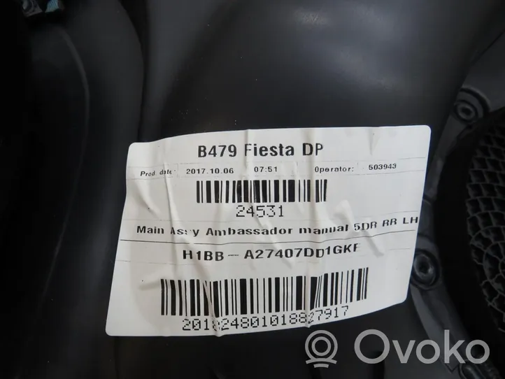 Ford Fiesta Boczki / Poszycie drzwi tylnych H1BB-A27407