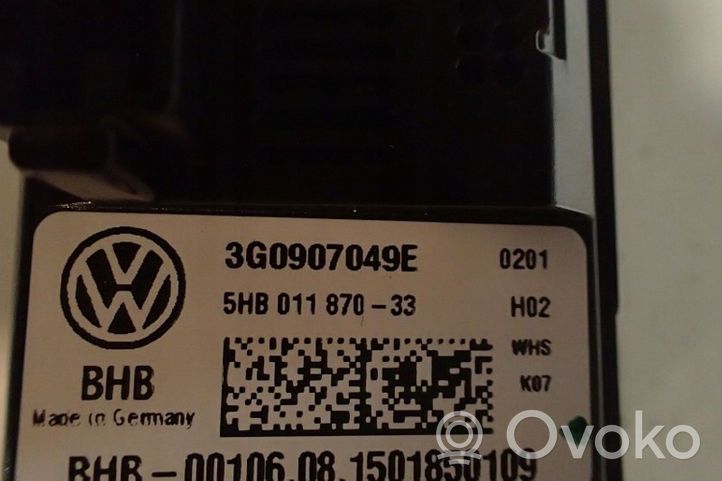 Volkswagen PASSAT B8 Panel klimatyzacji 3G0907049E