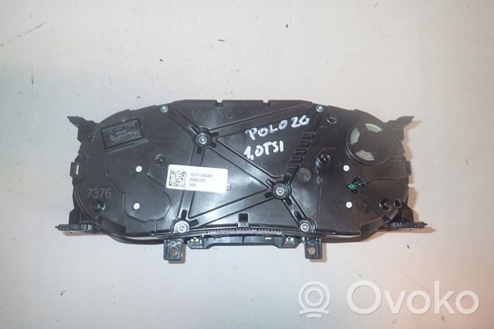 Volkswagen Polo VI AW Compteur de vitesse tableau de bord 2G0920740A