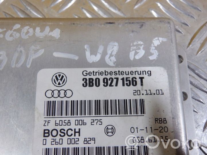 Volkswagen PASSAT B5 Centralina/modulo scatola del cambio 3B0927156T