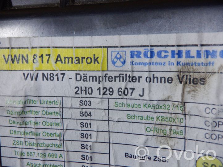Volkswagen Amarok Boîtier de filtre à air 2H0129607J