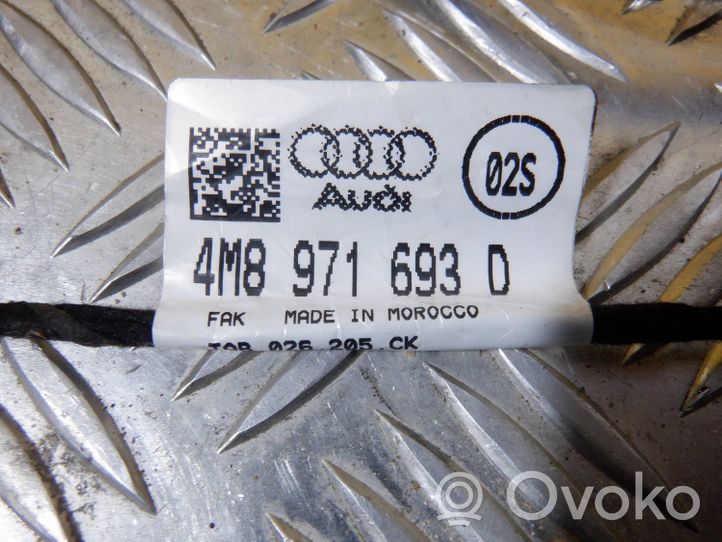 Audi Q8 Faisceau de câblage de porte arrière 4M8971693D