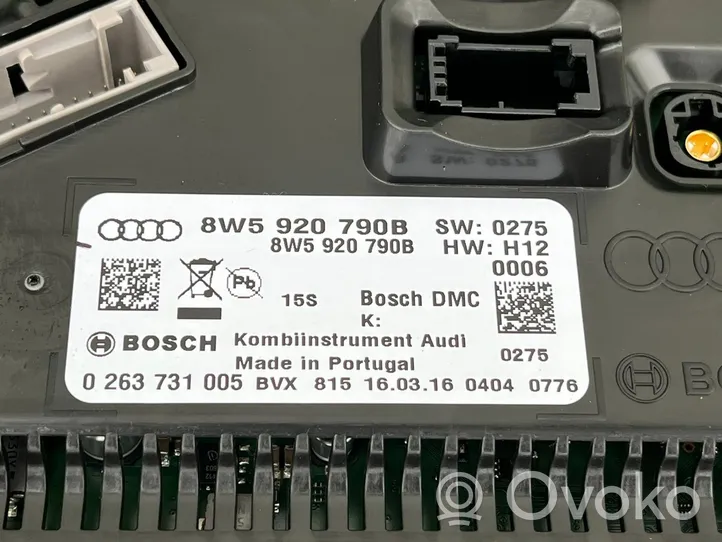 Audi A4 S4 B9 Nopeusmittari (mittaristo) 8W5920790B