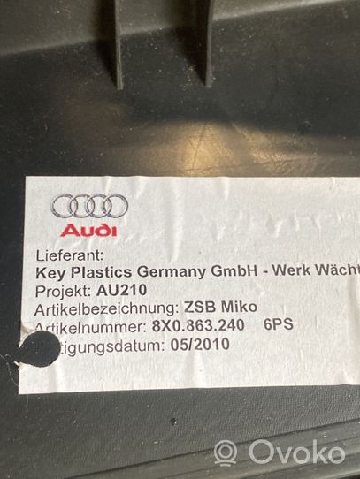 Audi A1 Inny elementy tunelu środkowego 8X0863240