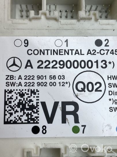 Mercedes-Benz GLC X253 C253 Sterownik / Moduł drzwi A2229000013