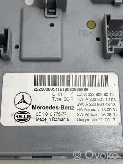 Mercedes-Benz S W222 Modulo comfort/convenienza A2229006014