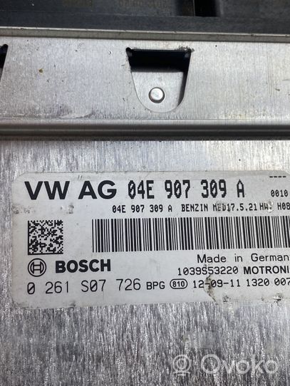 Volkswagen Golf VII Moottorin ohjainlaite/moduuli 04E907309A
